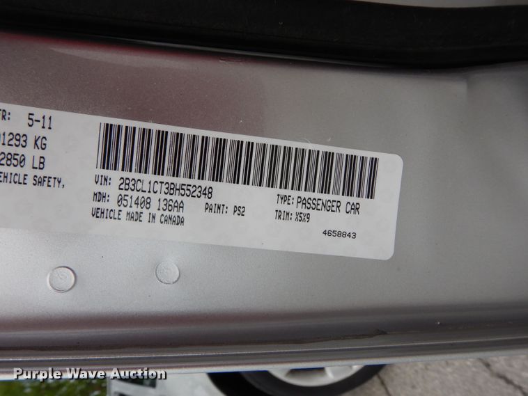 image for item DI6589 2011 Dodge Charger Police