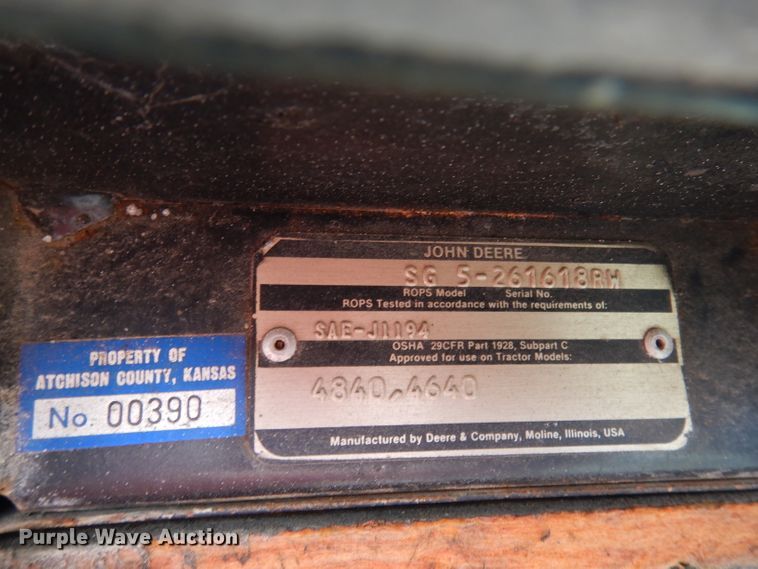 image for item DI6603 1981 John Deere 4840  tractor