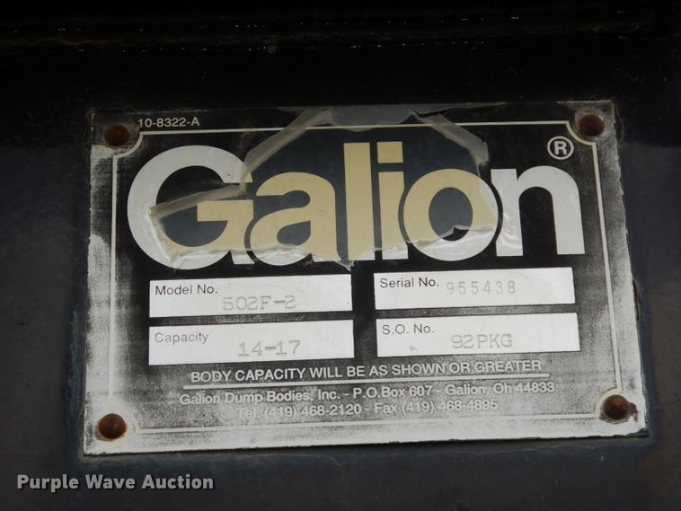 image for item DI6610 1988 International F2375  dump truck