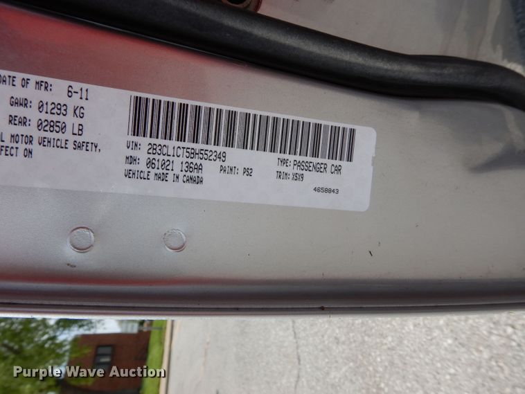 image for item DI6613 2011 Dodge Charger Police