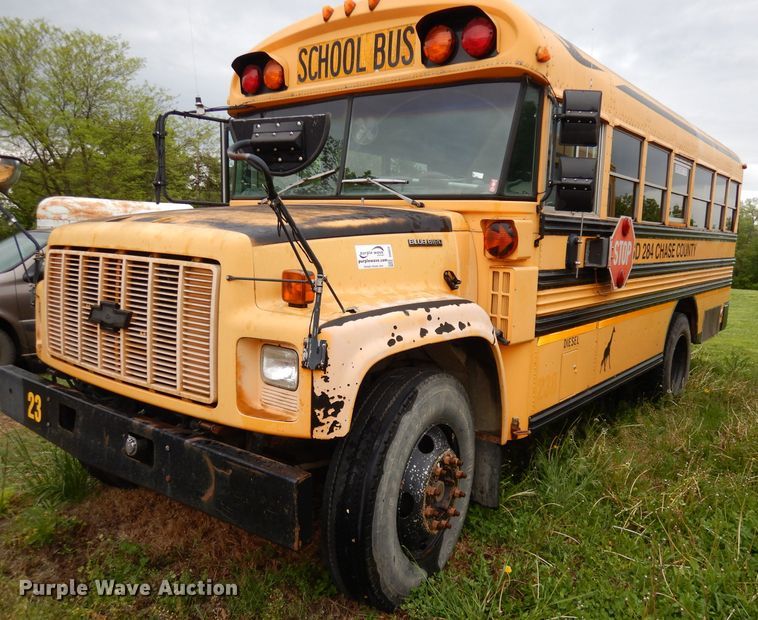 image for item DI6622 1998 Chevrolet Blue Bird  school bus