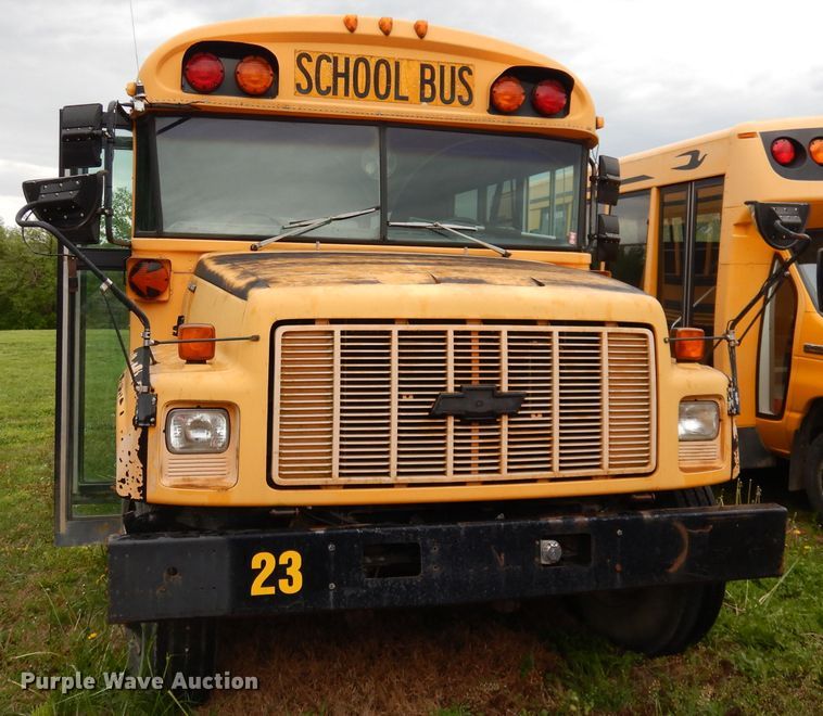 image for item DI6622 1998 Chevrolet Blue Bird  school bus