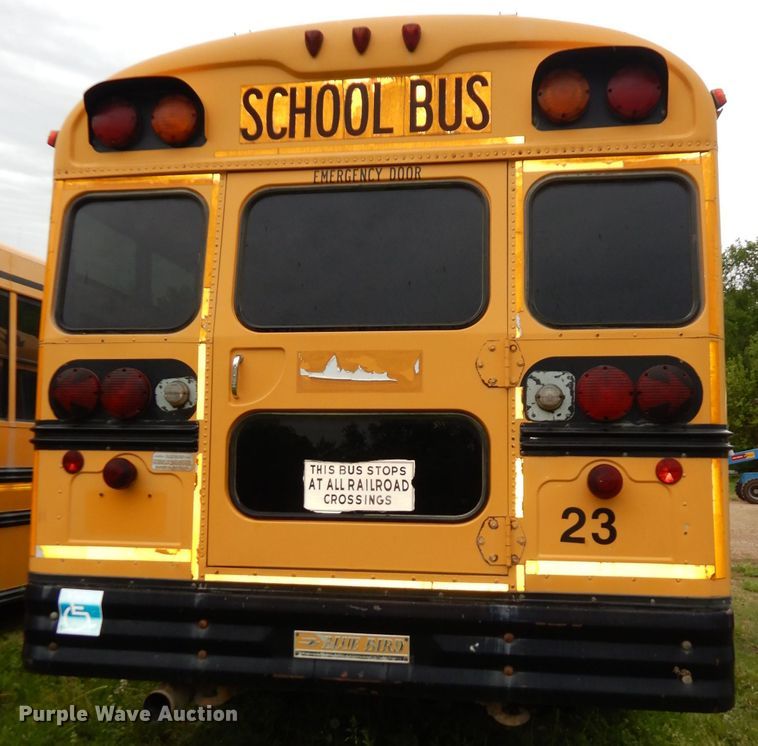 image for item DI6622 1998 Chevrolet Blue Bird  school bus