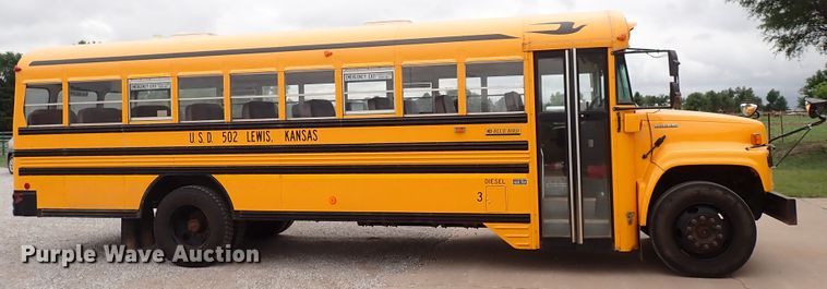 image for item DJ5728 2002 Chevrolet Bluebird  school bus