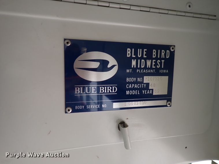 image for item DJ5728 2002 Chevrolet Bluebird  school bus