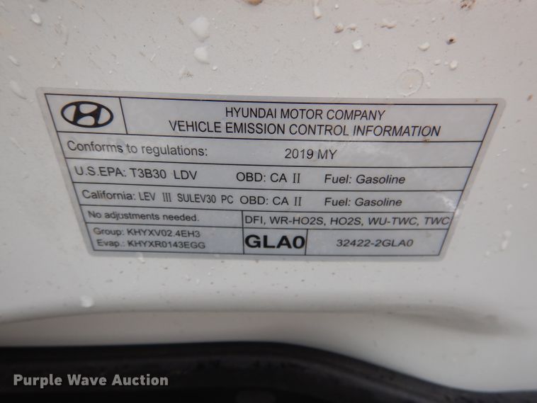 image for item DL8023 2019 Hyundai Sonata