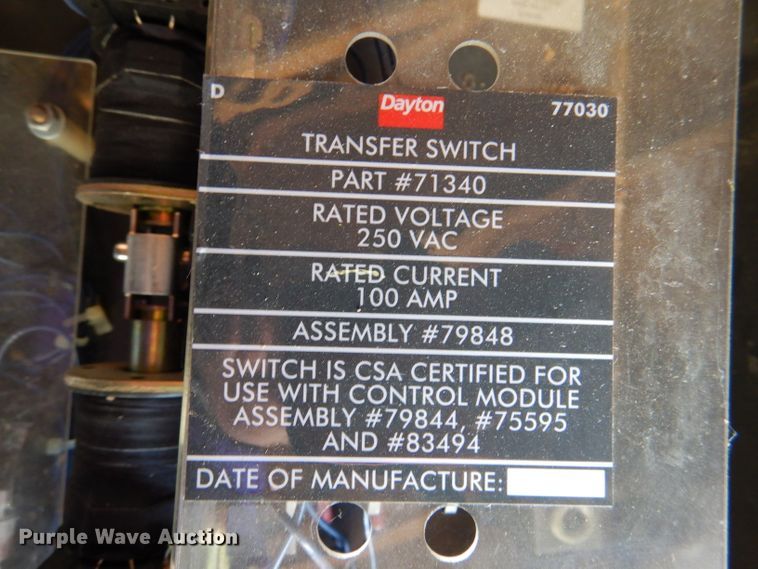 image for item DL8083 Dayton 4W166H  generator