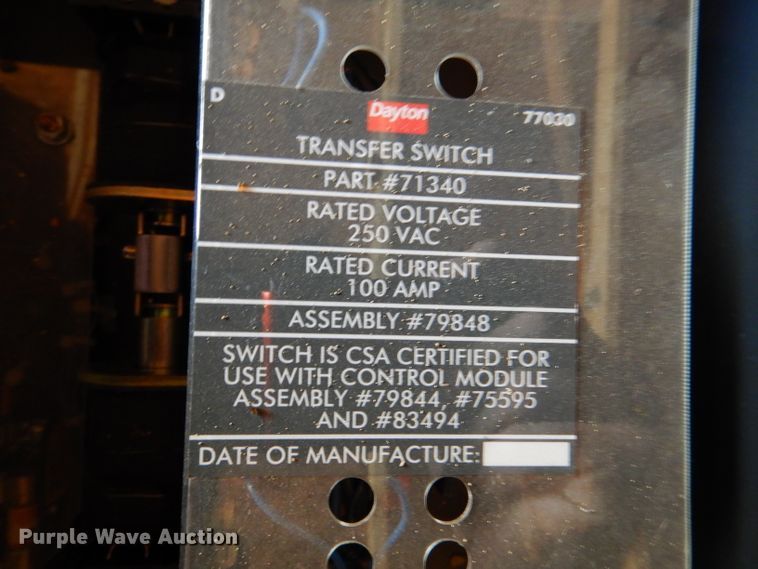 image for item DL8084 Dayton 4W166H  generator