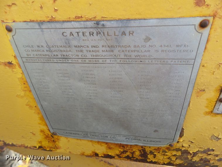 image for item HF9900 Caterpillar 12  rigid frame motor grader