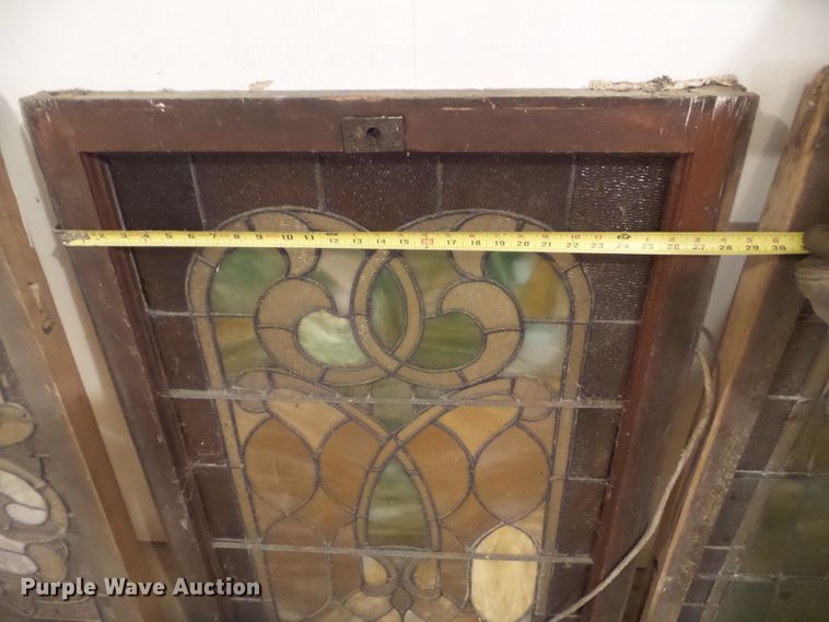 image for item HF9906 (4) stained glass windows