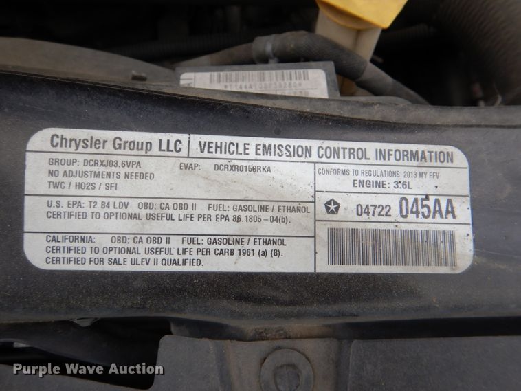 image for item HL9463 2013 Dodge Grand Caravan  van