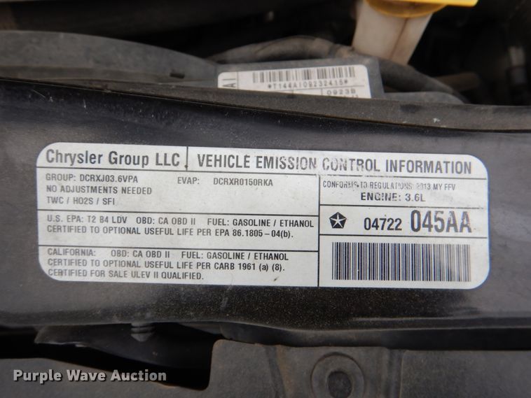 image for item HL9468 2013 Dodge Grand Caravan  handicap accessible van