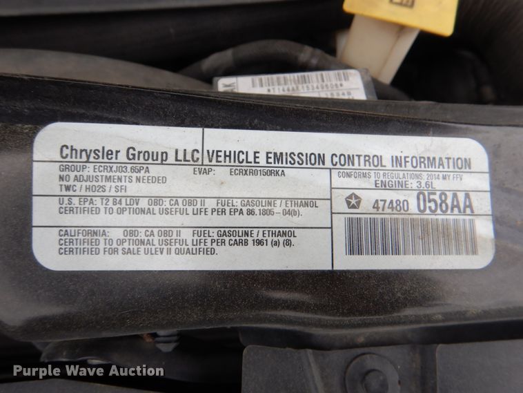 image for item HL9469 2014 Dodge Grand Caravan  handicap accessible van