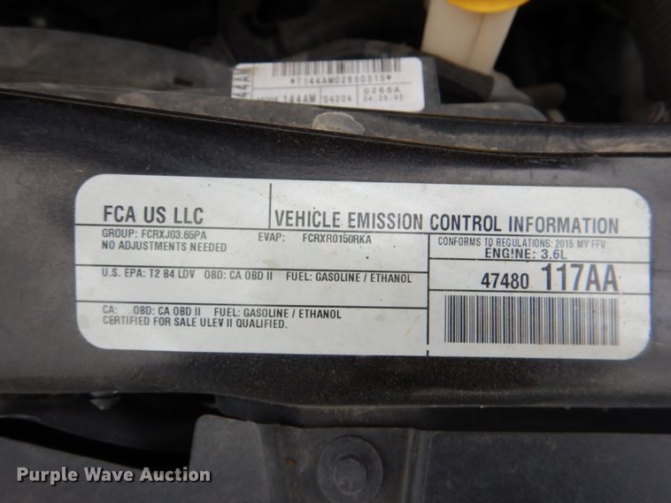 image for item HL9472 2015 Dodge Grand Caravan  handicap accessible van