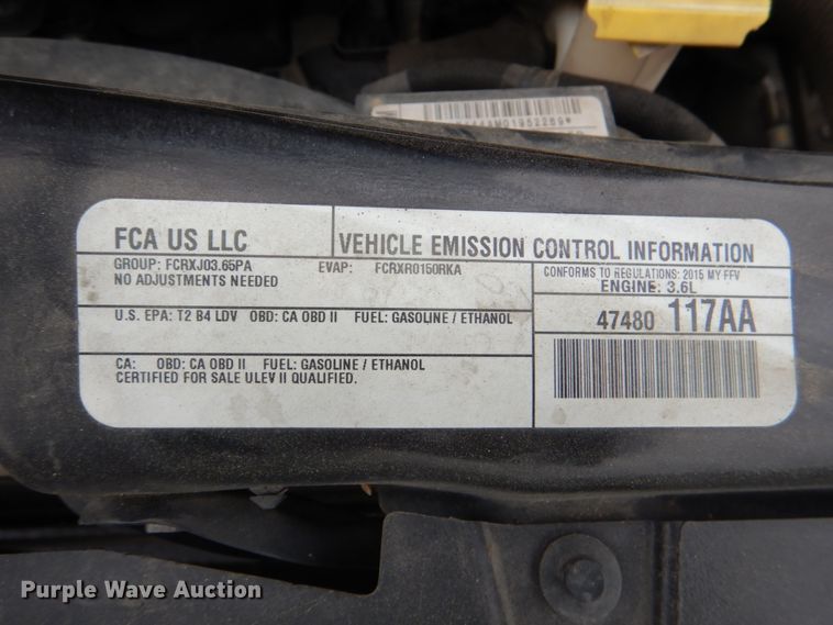 image for item HL9475 2015 Dodge Grand Caravan  handicap accessible van