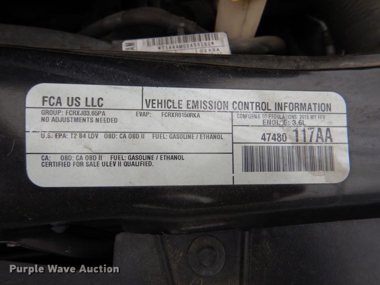 image for item HL9479 2015 Dodge Grand Caravan  handicap accessible van