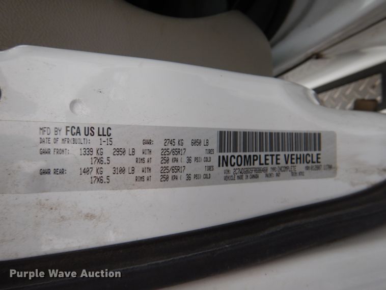 image for item HL9479 2015 Dodge Grand Caravan  handicap accessible van