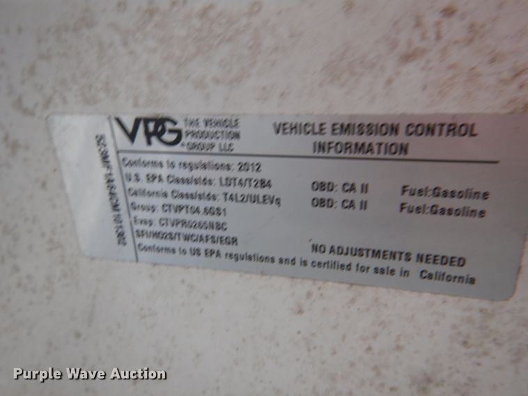 image for item HL9485 2012 VPG MV-1  handicap accessible van