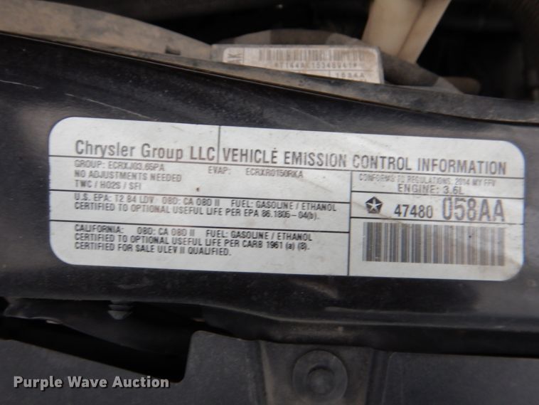 image for item HL9487 2014 Dodge Grand Caravan  handicap accessible van