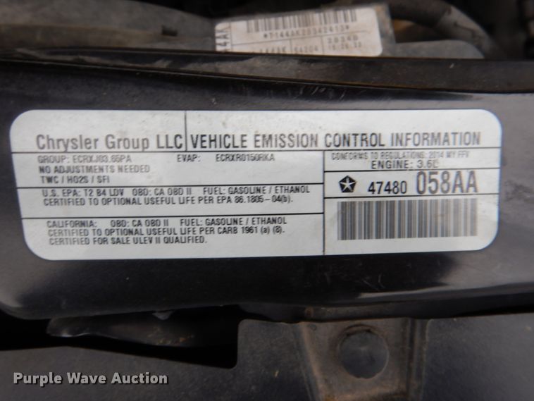 image for item HL9488 2014 Dodge Grand Caravan  handicap accessible van