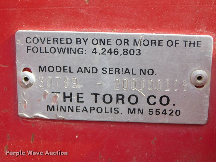 image for item HX9294 Toro Groundsmaster 345  lawn mower