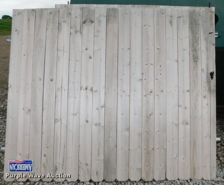 image for item HX9319 (6) American Fence wooden fence sections