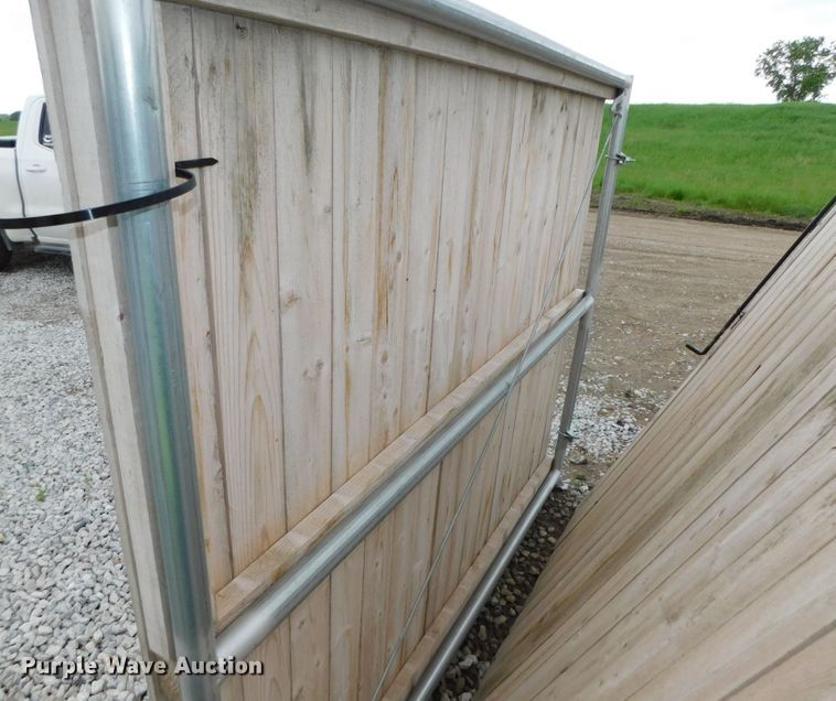 image for item HX9319 (6) American Fence wooden fence sections