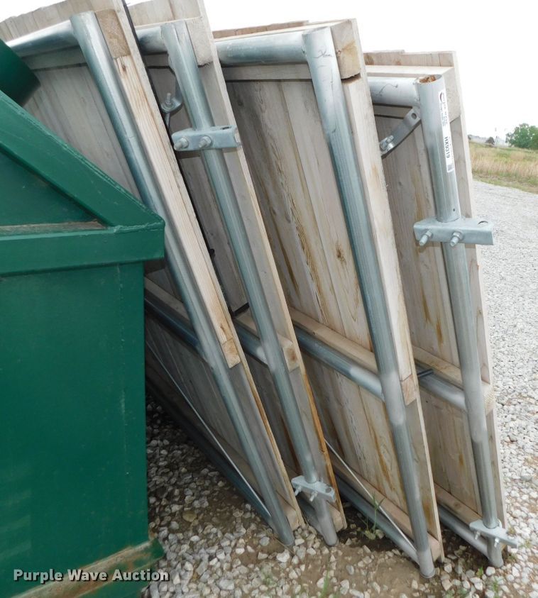 image for item HX9319 (6) American Fence wooden fence sections