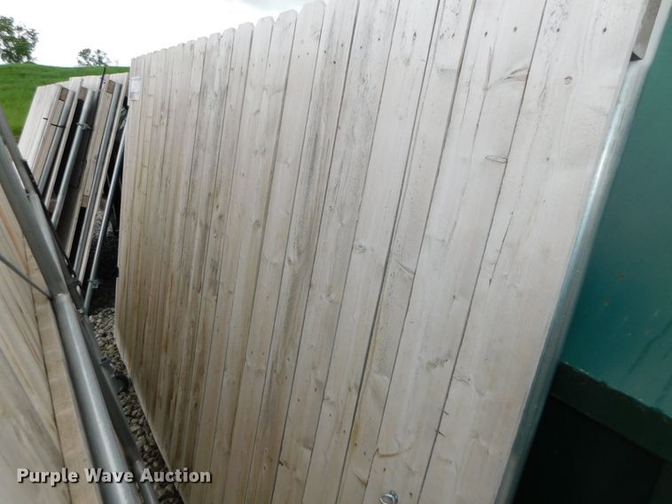 image for item HX9319 (6) American Fence wooden fence sections