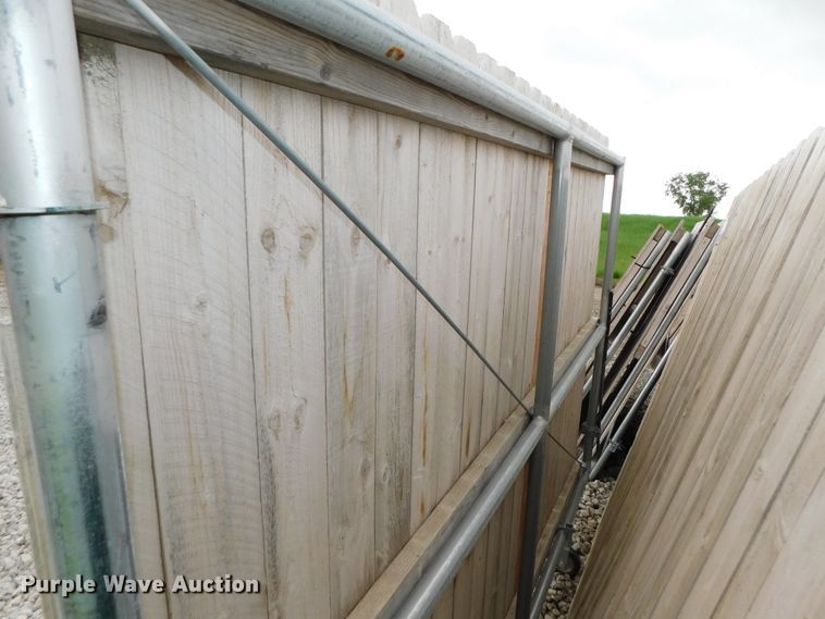 image for item HX9319 (6) American Fence wooden fence sections