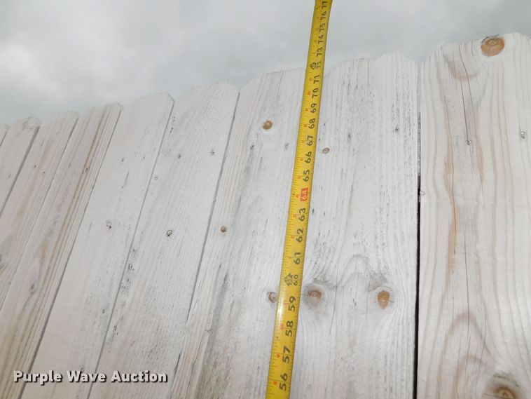 image for item HX9319 (6) American Fence wooden fence sections