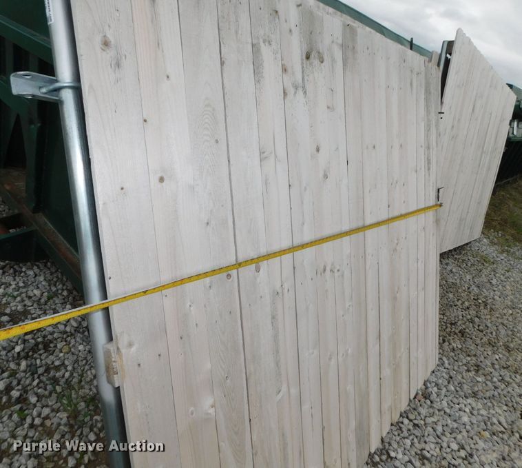 image for item HX9319 (6) American Fence wooden fence sections