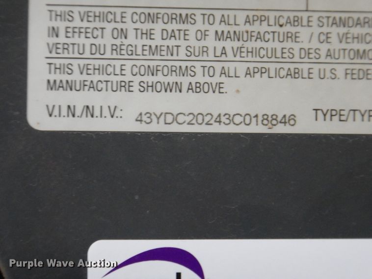 image for item II9913 2003 Bri-Mar  dump trailer