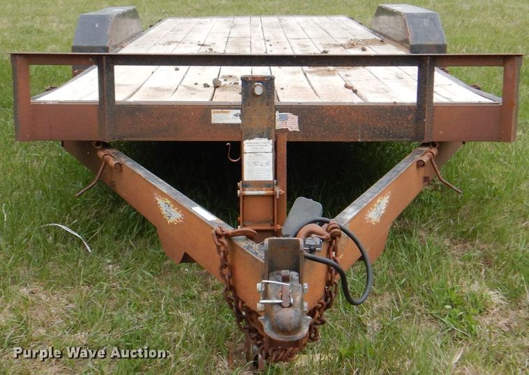 image for item IQ9261 2016 H&H Trailers  tilt deck equipment trailer