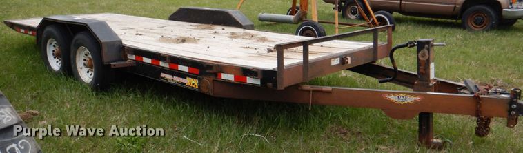image for item IQ9261 2016 H&H Trailers  tilt deck equipment trailer