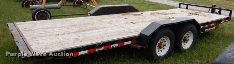 image for item IQ9261 2016 H&H Trailers  tilt deck equipment trailer