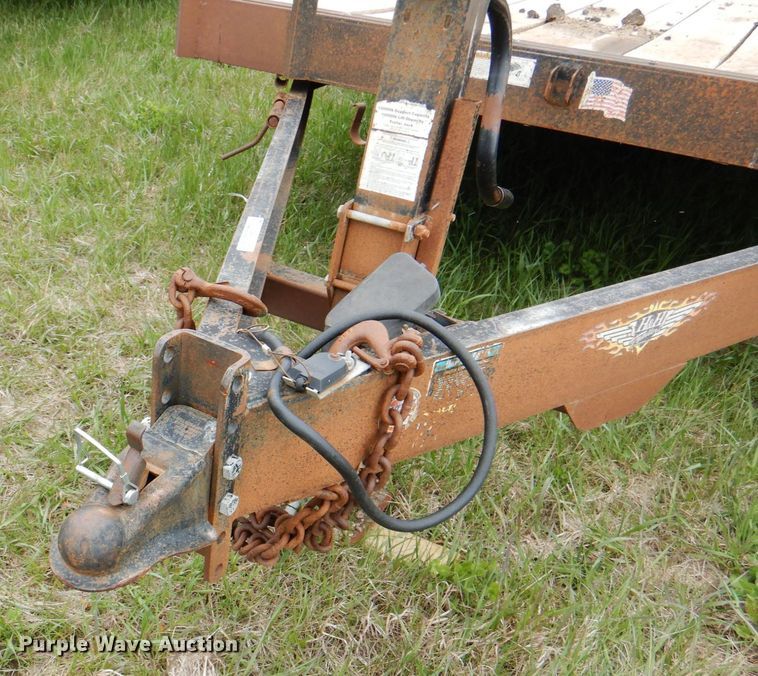 image for item IQ9261 2016 H&H Trailers  tilt deck equipment trailer