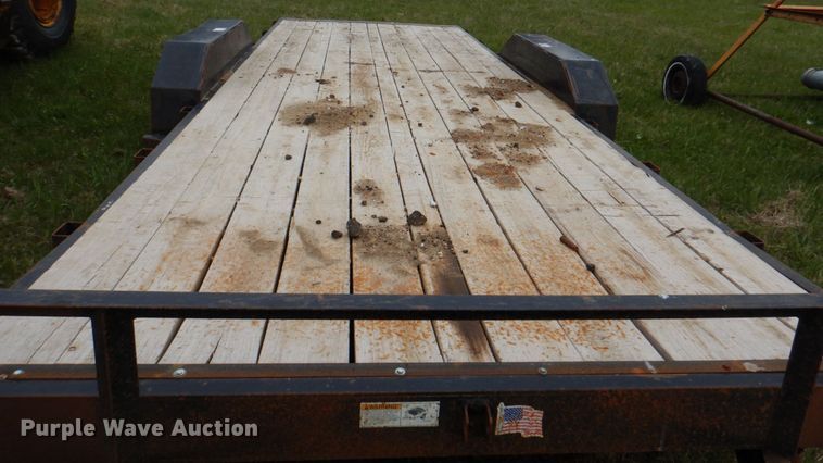 image for item IQ9261 2016 H&H Trailers  tilt deck equipment trailer