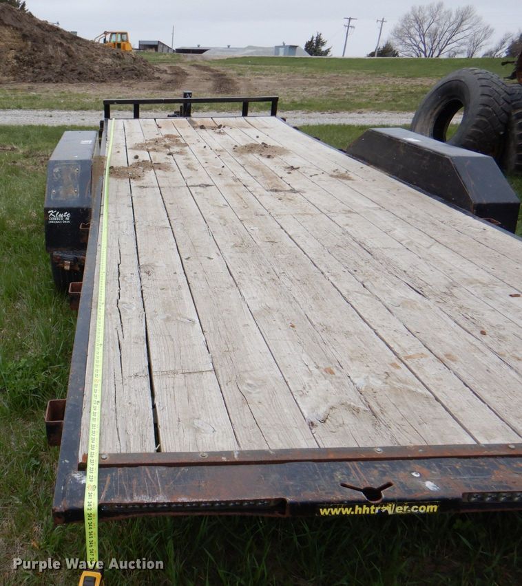 image for item IQ9261 2016 H&H Trailers  tilt deck equipment trailer