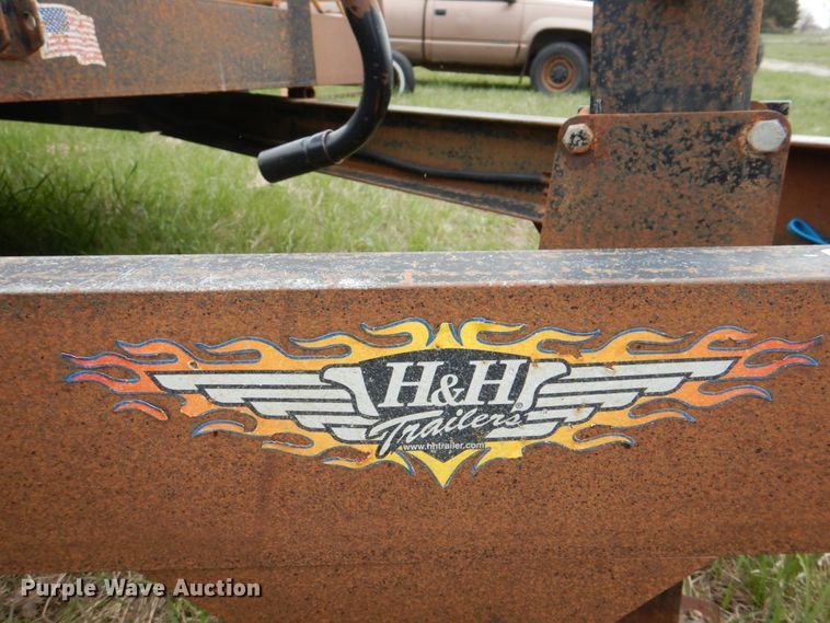 image for item IQ9261 2016 H&H Trailers  tilt deck equipment trailer