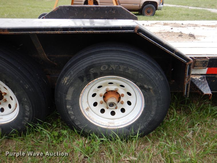 image for item IQ9261 2016 H&H Trailers  tilt deck equipment trailer