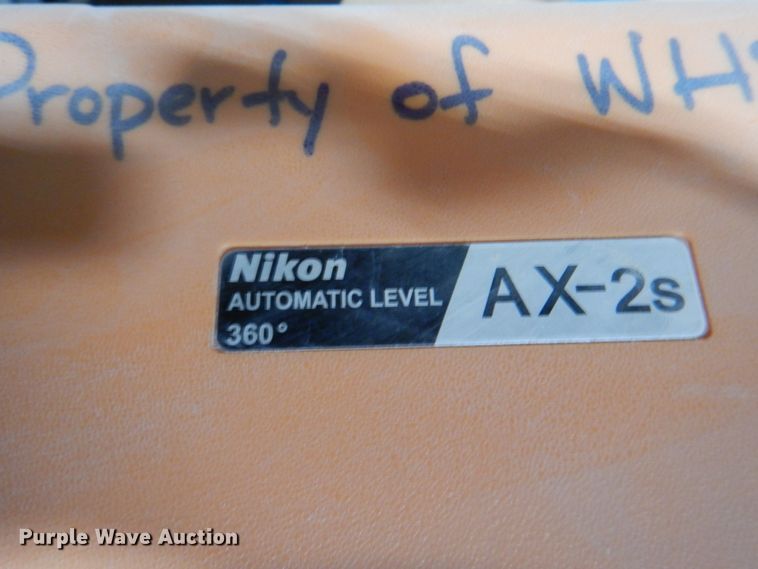 image for item IQ9374 Nikon AX-2S surveying equipment