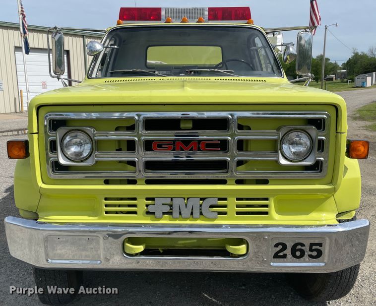 image for item IR9949 1982 GMC Sierra  pumper fire truck