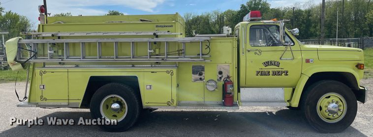 image for item IR9949 1982 GMC Sierra  pumper fire truck