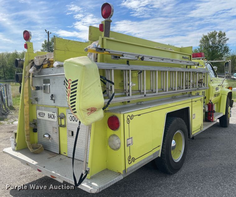 image for item IR9949 1982 GMC Sierra  pumper fire truck