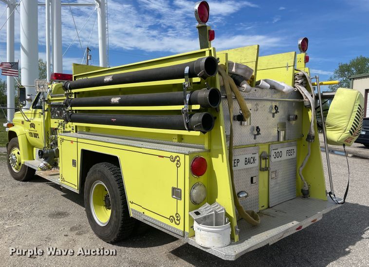 image for item IR9949 1982 GMC Sierra  pumper fire truck