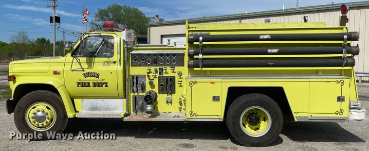 image for item IR9949 1982 GMC Sierra  pumper fire truck