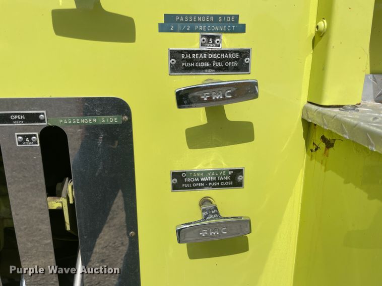 image for item IR9949 1982 GMC Sierra  pumper fire truck