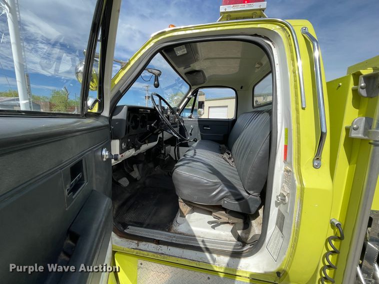 image for item IR9949 1982 GMC Sierra  pumper fire truck