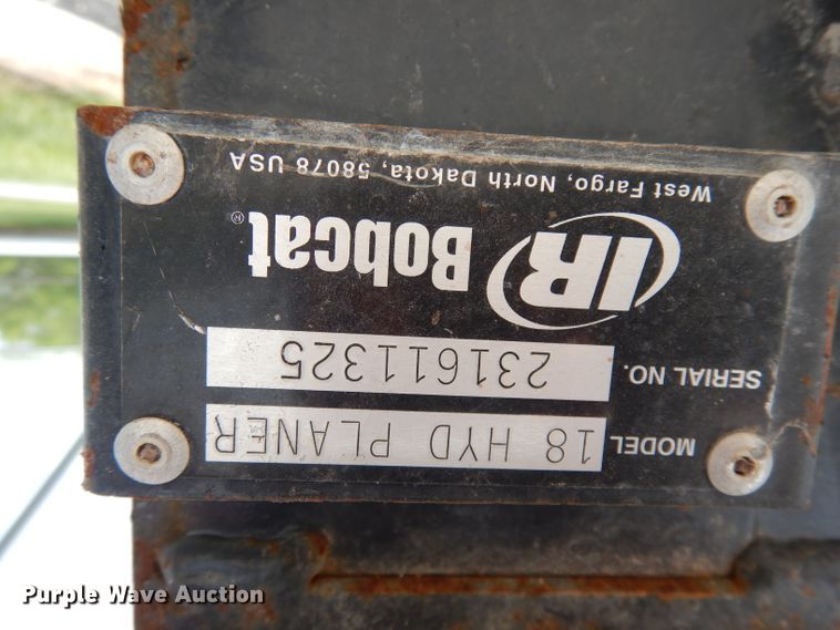 image for item IS9735 Bobcat 18" skid steer cold planer